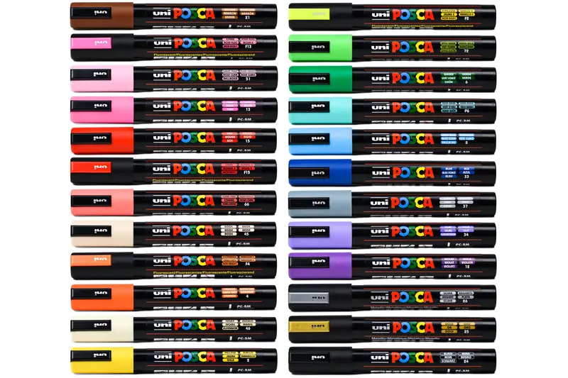 Uni Posca Paint Marker, Medium Tip (Pc-5M) 1