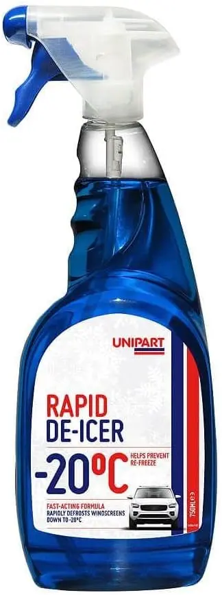 Unipart Rapid Car Windscreen De-Icer - 750Ml Spray Box 12 750Ml 1