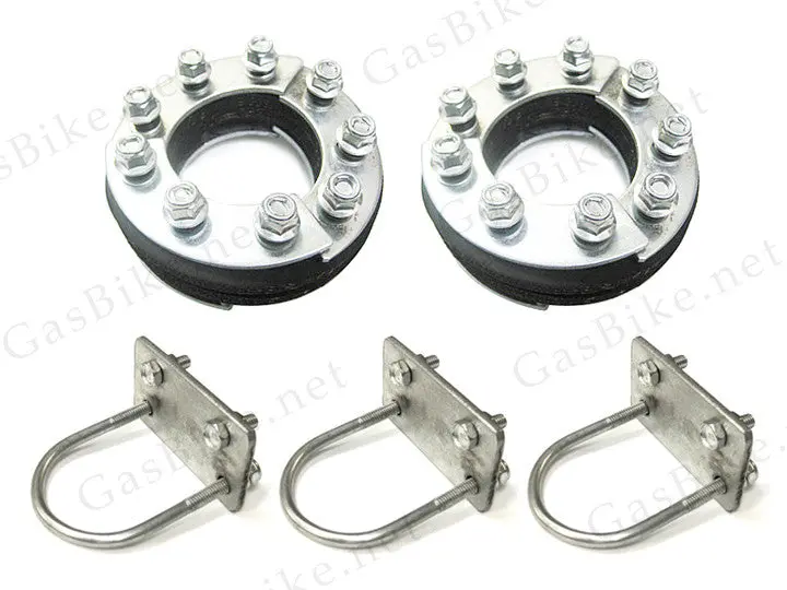 Universal Mount (3X) And Pineapple Bushing Kit (2) Combo - Free Shipping 80Cc Ga 1