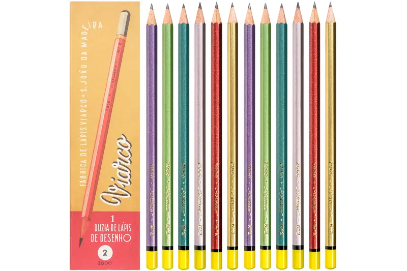 Viarco 2000 Pencils, Hb, Box Of 12 1