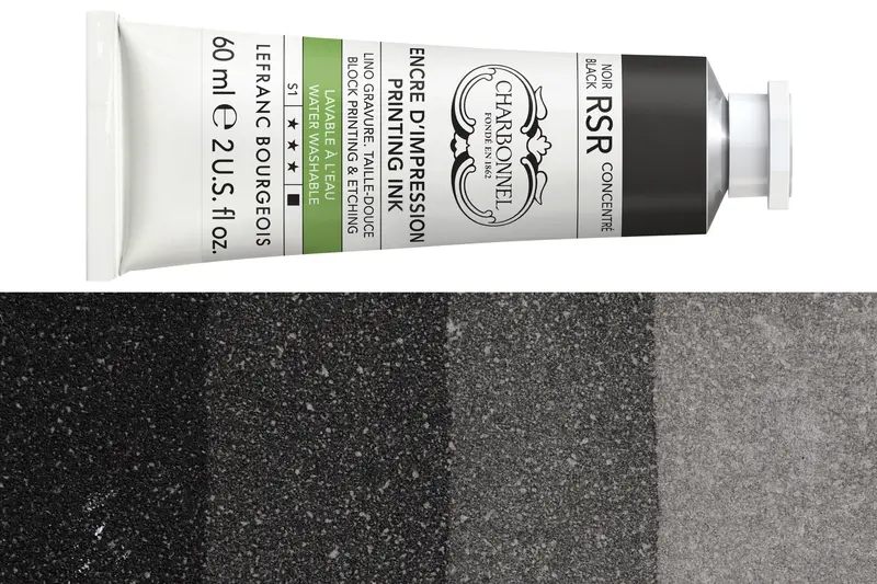 Water-Washable Oil-Based Printmaking Ink, Black Rsr 1