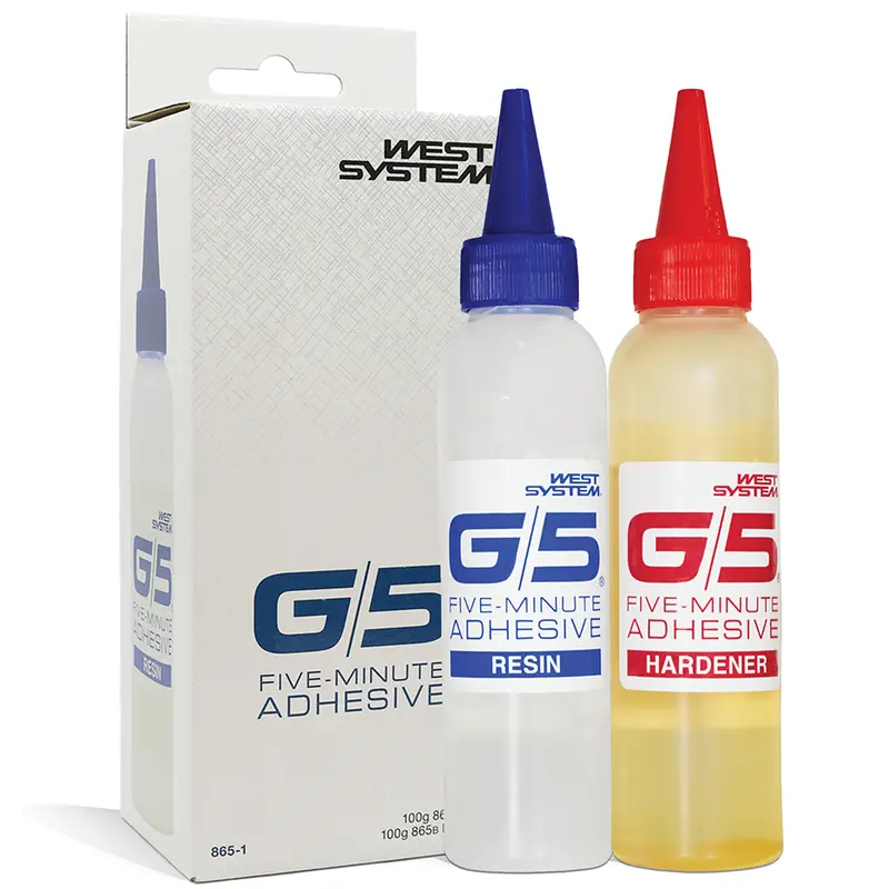 West System G5 Five Minute Epoxy Adhesive 200Grm Pack 1