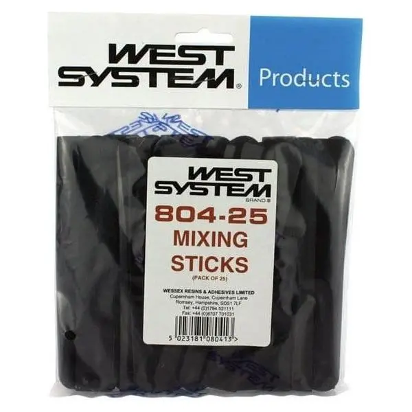 West System Mixing Sticks 804-8 Pack Of 8 1