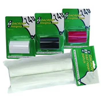 White Dacron Sail Repair Tape 2 Sheets 24Cm X 37Cm Ps1004 1
