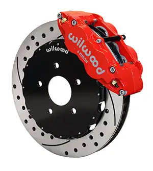 Willwood Vqde Vqhr 14”(356Mm) X 1.25”(32Mm) 6 Piston Big Brake Front Kit (140-9192) 1
