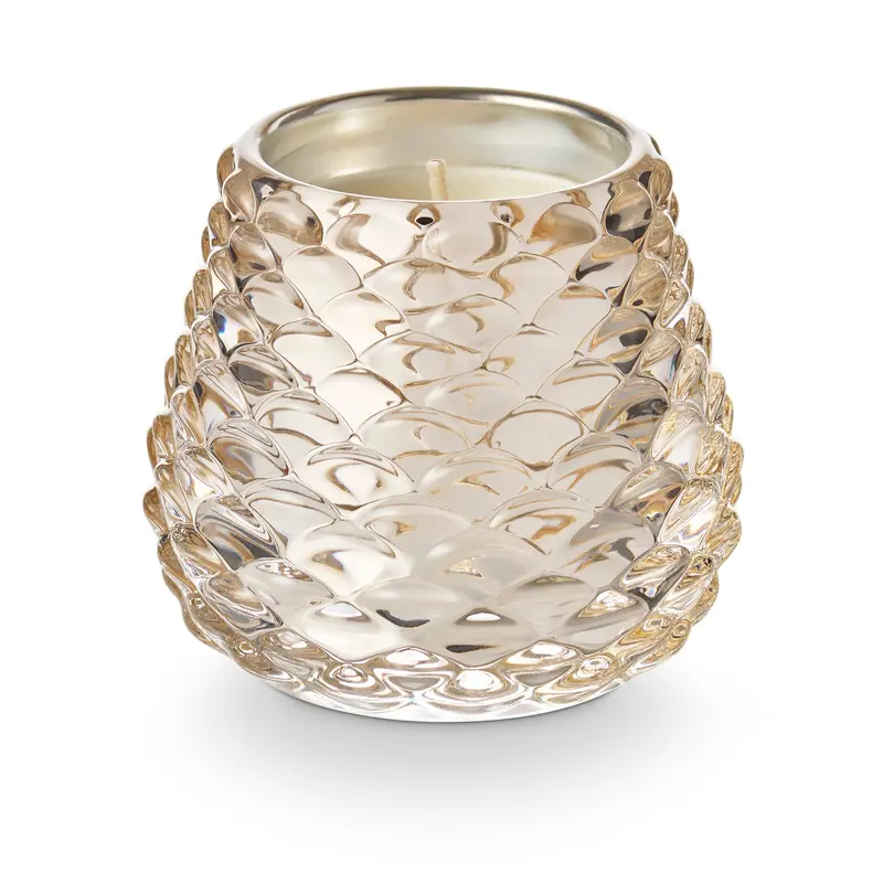 Winter White Pinecone Votive Candle 1