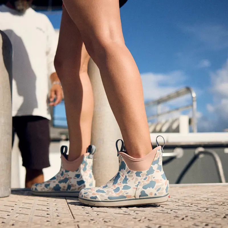 Women's Xtratuf Ankle Deck Boot Camo 1