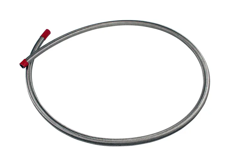 Aeromotive Stainless Steel Braided Fuel Hose – An-06 Size, 4-Foot Length (Part #15701) 1
