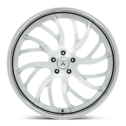Asanti Af862-26103405Brl 26X10 Inch Brushed Aluminum Forged Wheel – 5X4.75 Inch Bolt Pattern 1