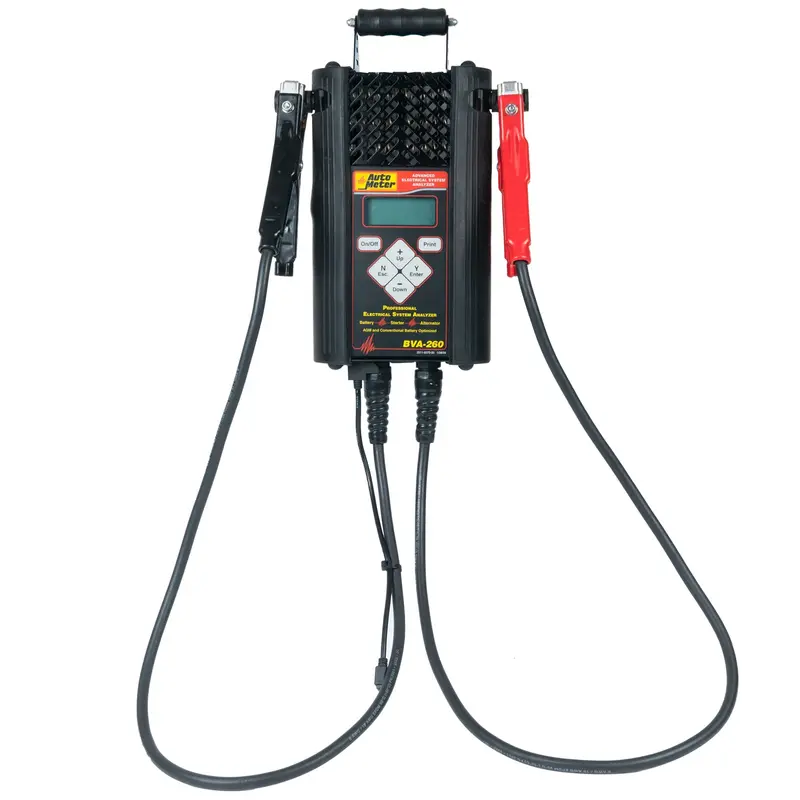 Autometer Bva-260Br Portable Electrical System Analyzer With 120A Load Testing & Bite-Rite Clamp Probes 1