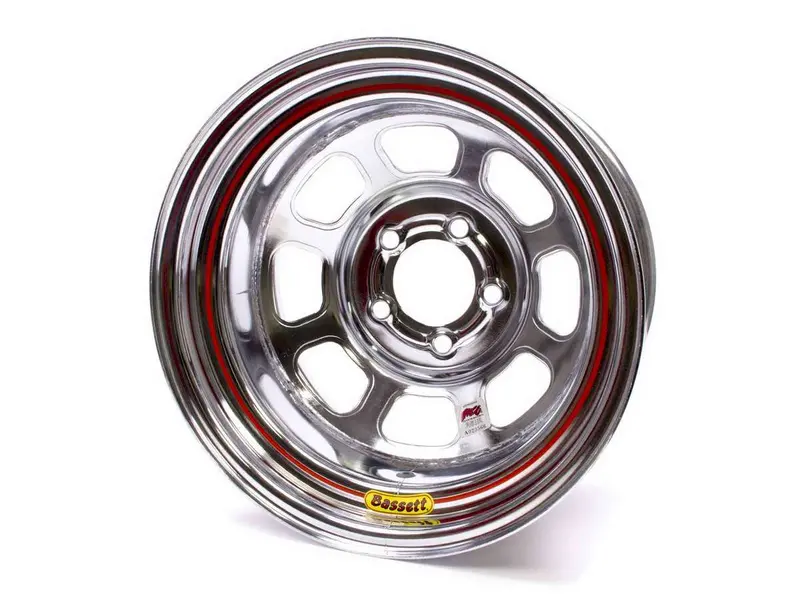 Bassett Racing 58Dc3Ic 15X8 Chrome Steel Wheel – 4.75" Backspace, 3" Backspacing 1
