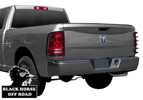 Black Horse Off Road 7Dgrma Tail Light Protection Guards For Dodge Ram 1