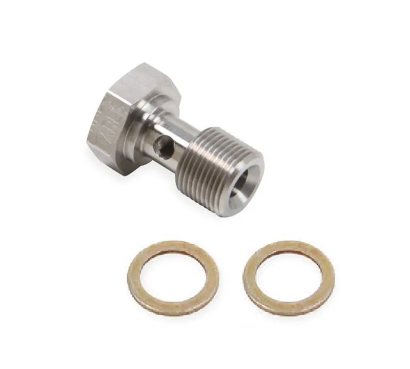 Earl'S Ss997594Erl Stainless Steel Banjo Bolt – 9/16"-24 An Thread, High-Pressure Fuel/Brake Line Use 1