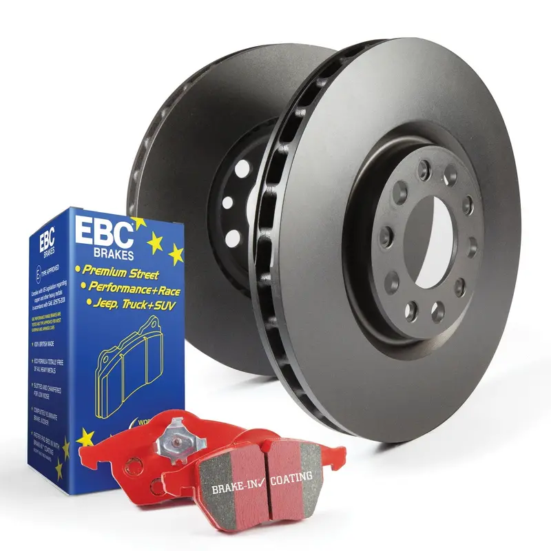 Ebc Redstuff Brake Kit With Rk Rotors – High-Performance Street Package (S12Kf2132) 1