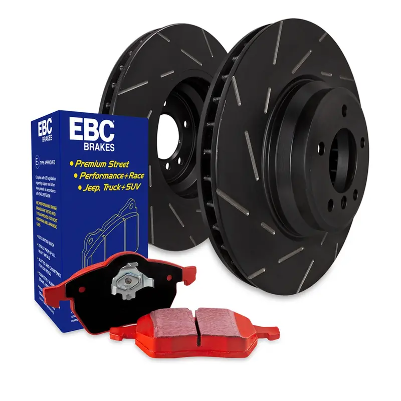 Ebc Redstuff Street Performance Brake Kit – S4 Series Pads With Usr Drilled Rotors 1