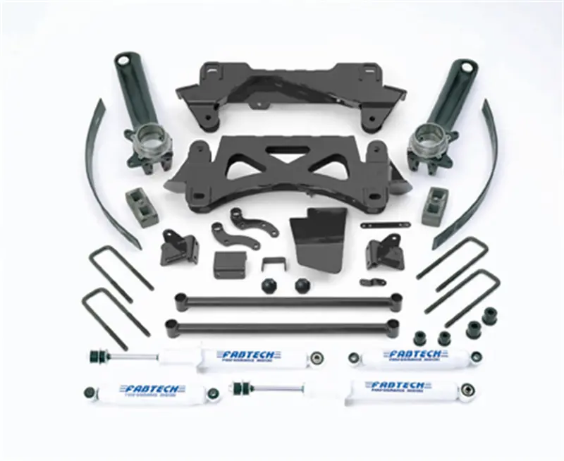 Fabtech K7003 Performance Lift Kit With Tuned Monotube Shocks 1