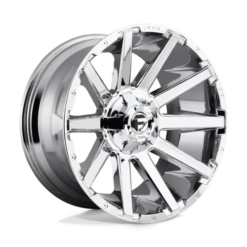 Fuel D61418909845 18X9 Custom Alloy Wheel – 6X135/6X5.5 Dual-Pattern, Chrome-Plated, -12Mm Offset 1