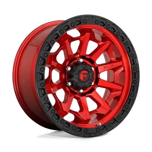 Fuel D69520907557 20X9 Inch Red & Matte Black Alloy Wheel – 5X5 Inch Bolt Pattern 1