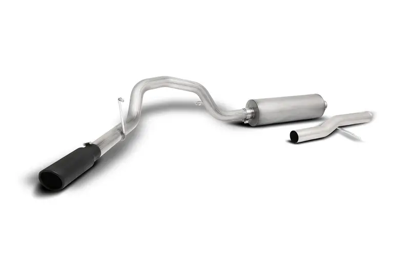 Gibson Performance Exhaust 615638B Elite Black Stainless Steel Cat-Back Single Exhaust System 1