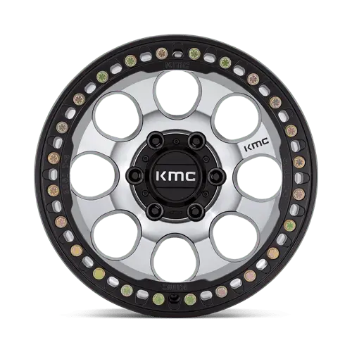 Kmc Km237 17X9 Inch Blank Machined-Face Black Wheel — 5X114.3, -38Mm Offset 1