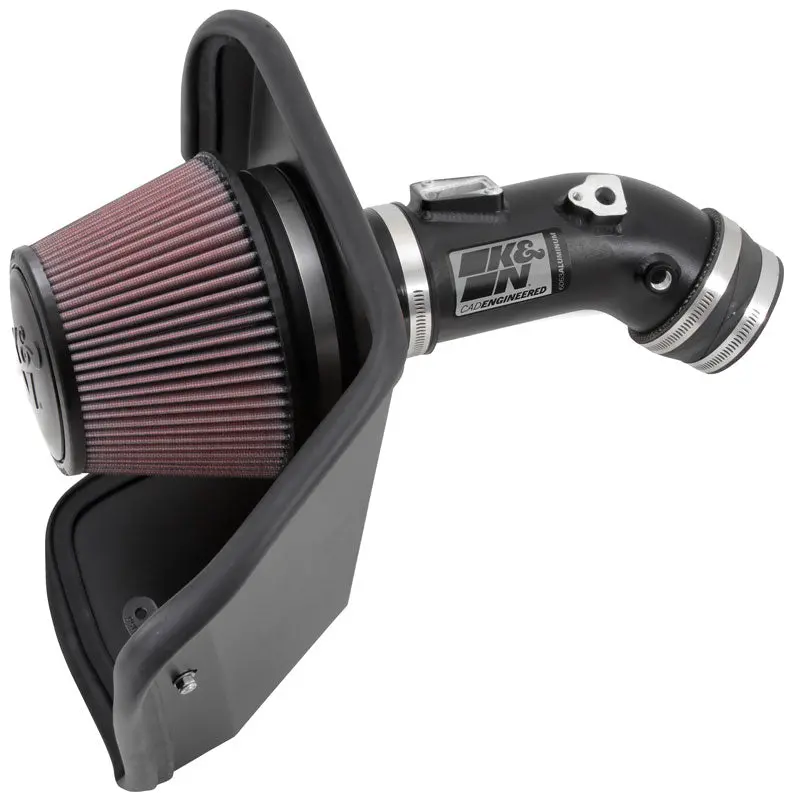K&N 77-3078Ktk High-Performance Cold Air Intake Kit – Washable Reusable Filter Included 1