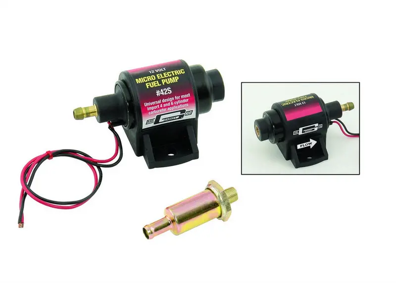 Mr. Gasket Universal Electric Fuel Pump – 2–3.5 Psi, 28 Gph (Model 42S) 1