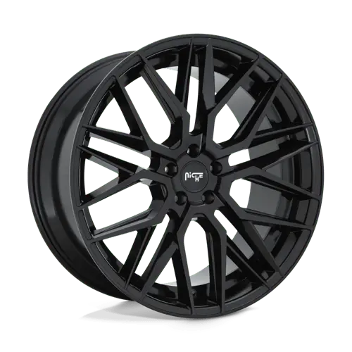 Niche M224220546+35 22X10.5 Alloy Wheel – 5X130 Bolt Pattern, Gloss Black, +35Mm Offset 1