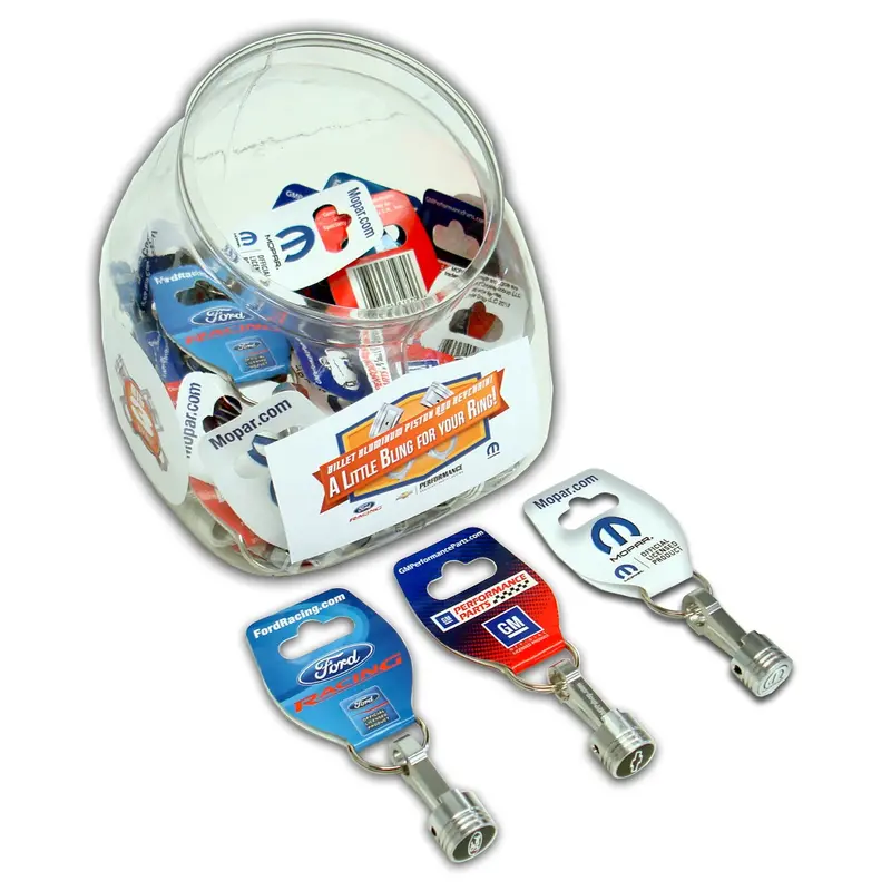 Proform Keychain Display Stand For Gm, Ford, And Mopar Brands – 40-Slot Fishbowl Organizer 1