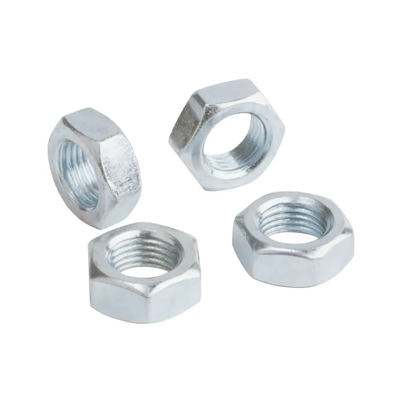 Qa1 Jnl8S-6Pk Left-Hand Jam Nut Set — 1/2-20 Unf, 3/4 Inch Hex, Carbon Coated (6-Pack) 1