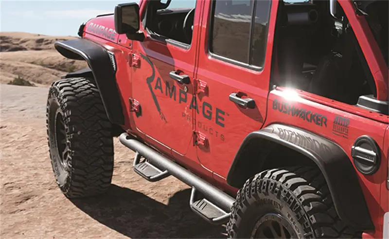 Rampage Terrain Hx Nerf Step – Heavy-Duty Black Side Step, Sold As Pair 1