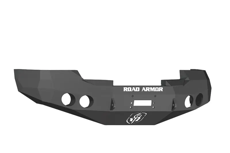 Road Armor Stealth Winch Bumper For Front Mounting – Heavy-Duty Steel, Satin Black Finish 1