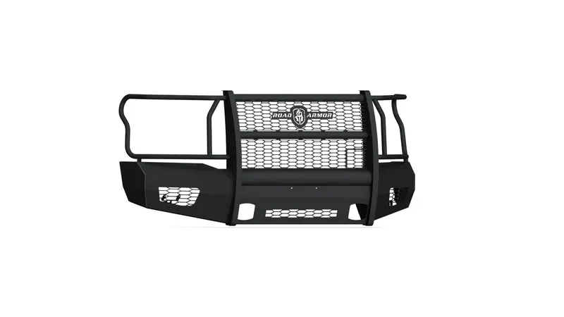 Road Armor Vaquero Front Bumper – Non-Winch Full-Guard Design, Satin Black Finish 1