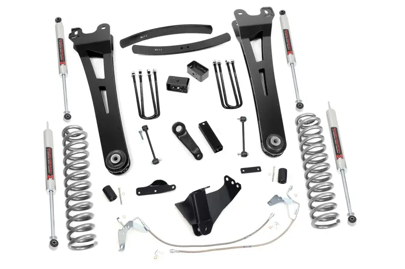 Rough Country 6-Inch Gas Lift Kit With Radius Arms For 2008–2010 Ford Super Duty Trucks 1
