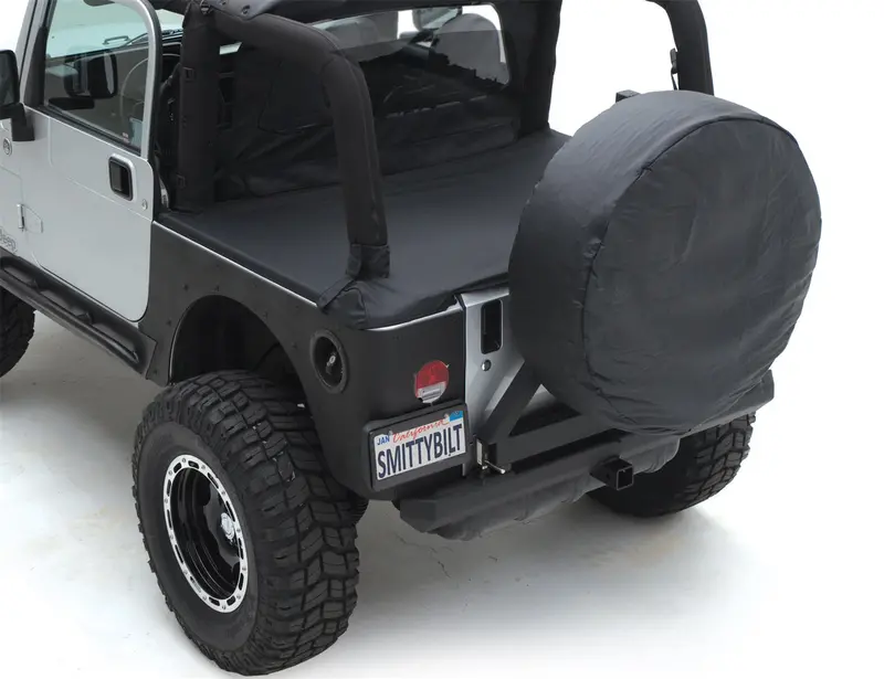 Smittybilt 761235 Soft Top Tonneau Cover – Channel-Mount Design For 2007–2018 Jeep Wrangler Jk 2-Door 1