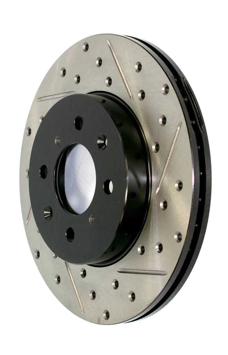 Stoptech 127.40066Cr Cryo-Treated Front Right Brake Rotor – Drilled And Slotted 1
