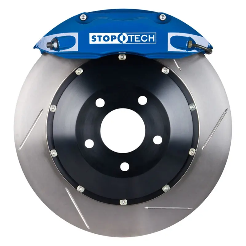 Stoptech St-60 Big Brake Kit – Two-Piece Drilled Front Rotors With Calipers And Pads 1