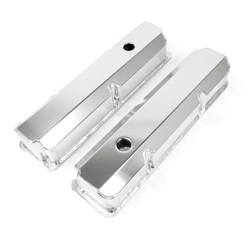 Top Street Performance Jm8098-8Ca Short-Bolt Aluminum Valve Covers For Ford Fe Engines – Clear Anodized Finish 1