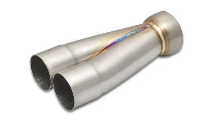 Vibrant Performance 10356 2-In-1 304 Stainless Steel Merge Collector For Custom Exhaust Builds 1